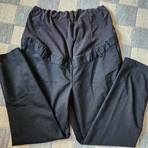 Black H&M Mama Work Pants XL Maternity